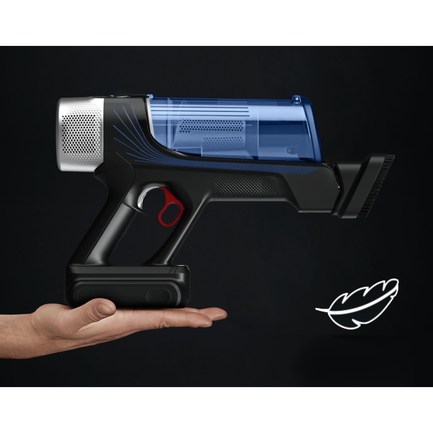 Rowenta - Botporszívó felmosóval X-FORCE FLEX ANIMAL AQUA AUTO 4in1 250W/25,2V 2500 mAh fekete/kék