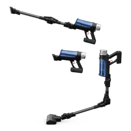 Rowenta - Botporszívó felmosóval X-FORCE FLEX ANIMAL AQUA AUTO 4in1 250W/25,2V 2500 mAh fekete/kék