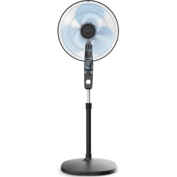 Rowenta - ESSENTIAL+ álló ventilátor, 40 cm átmérő, rovarriasztóval, 60W/230V, 130 cm, fekete
