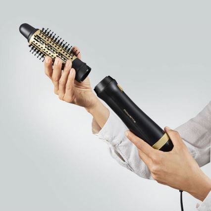 Rowenta - Express Style forrólevegős hajkefe 800W/230V fekete/arany