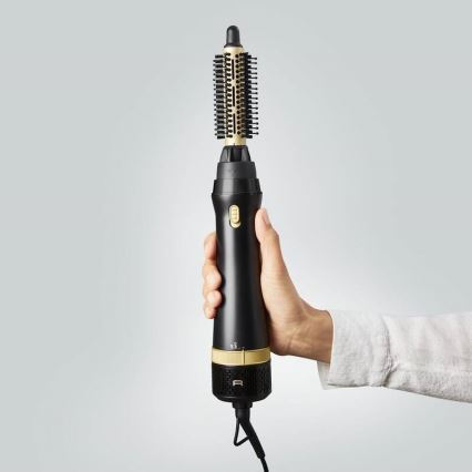 Rowenta - Express Style forrólevegős hajkefe 800W/230V fekete/arany