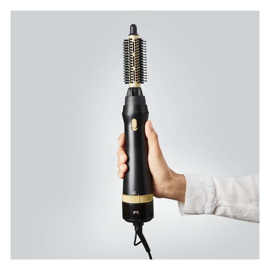 Rowenta - Express Style forrólevegős hajkefe 800W/230V fekete/arany