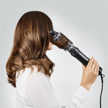 Rowenta - Forrólevegős hajkefe EXPRESS STYLE 900W/230V fekete/ezüst