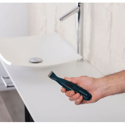 Rowenta - Hajvágó MINI GROOMING KIT SPECIALIST 8in1 1xAA kék