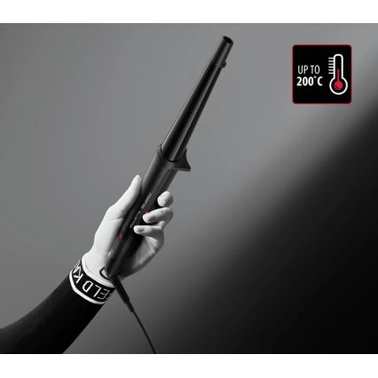 Rowenta - Kúpos hajsütővas KARL LAGERFELD fekete