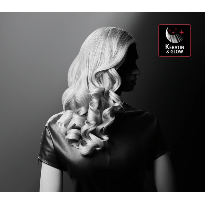 Rowenta - Kúpos hajsütővas KARL LAGERFELD fekete