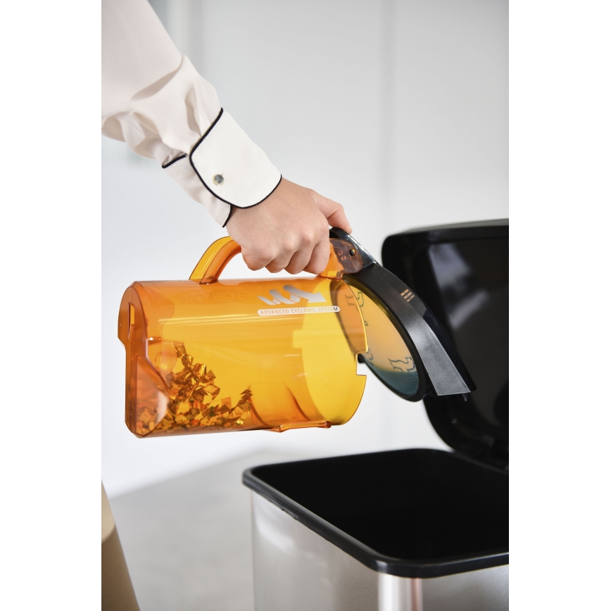 Rowenta - Porzsák nélküli porszívó COMPACT POWER 1,5l 750W/230V fekete/narancs