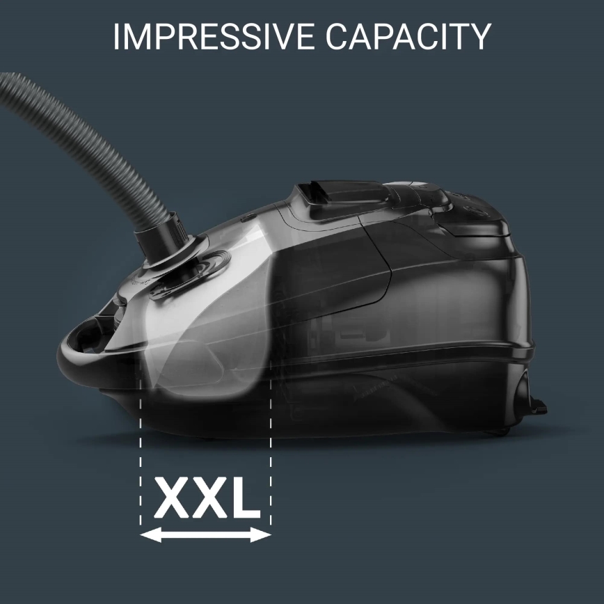 Rowenta - Porzsákos porszívó SILENCE FORCE ALLERGY+ 4,5 l 400W/230V fekete/fehér