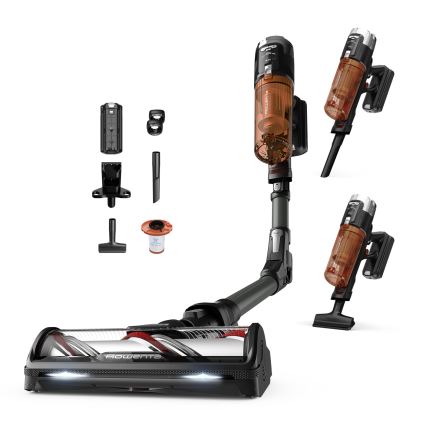 Rowenta - 2 az 1-ben rúdporszívó X-FORCE FLEX 380 W / 25,2 V fekete 2000 mAh