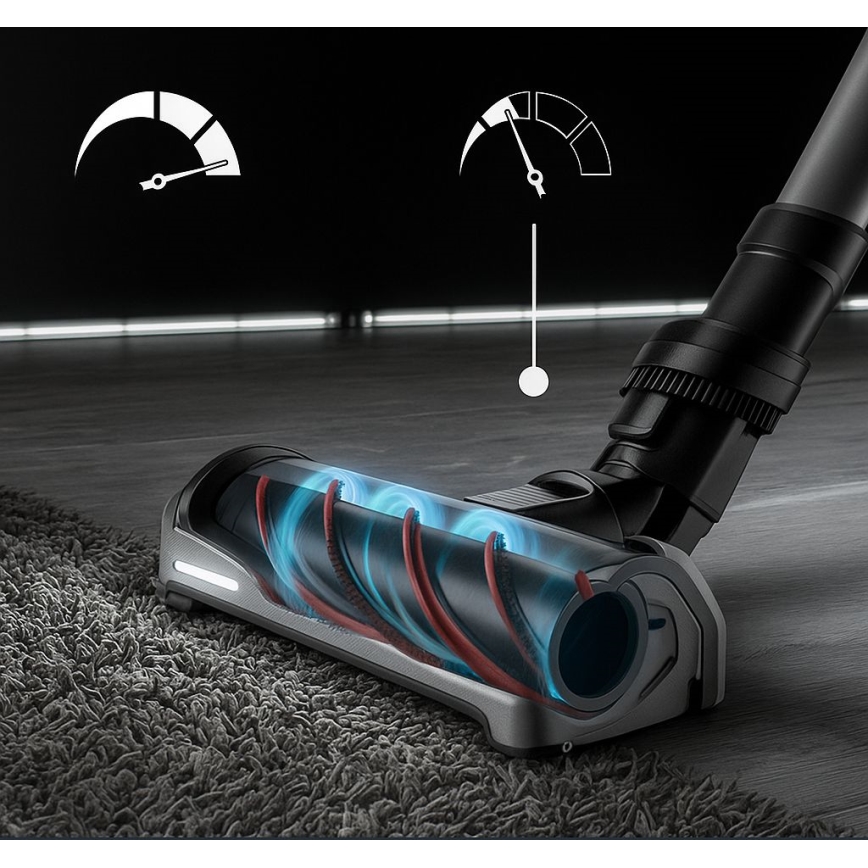 Rowenta - Álló porszívó mop funkcióval X-FORCE FLEX ANIMAL AQUA AUTO 3 az 1-ben 480W/32,4V 2500 mAh kék