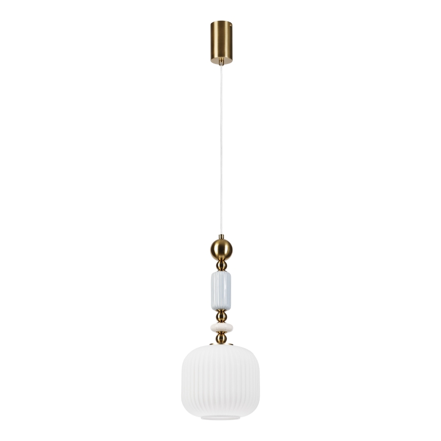 ROYAL zsinóros csillár 1xE27/15W/230V arany/fehér