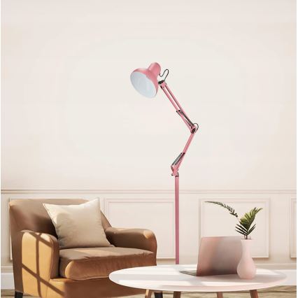 Rózsaszín állólámpa 1xE27/40W/230V