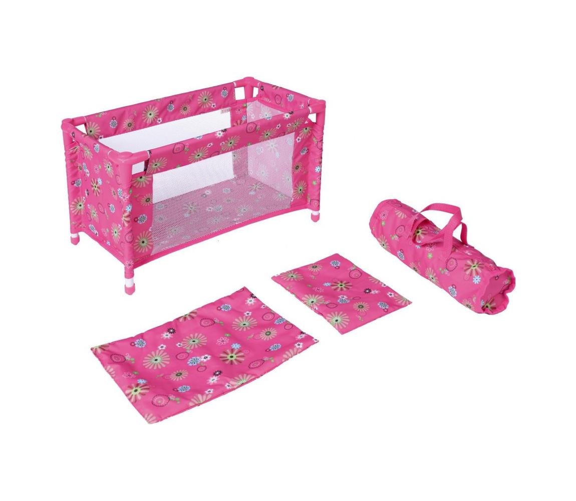 Teddies Rózsaszín babaágy 00160006