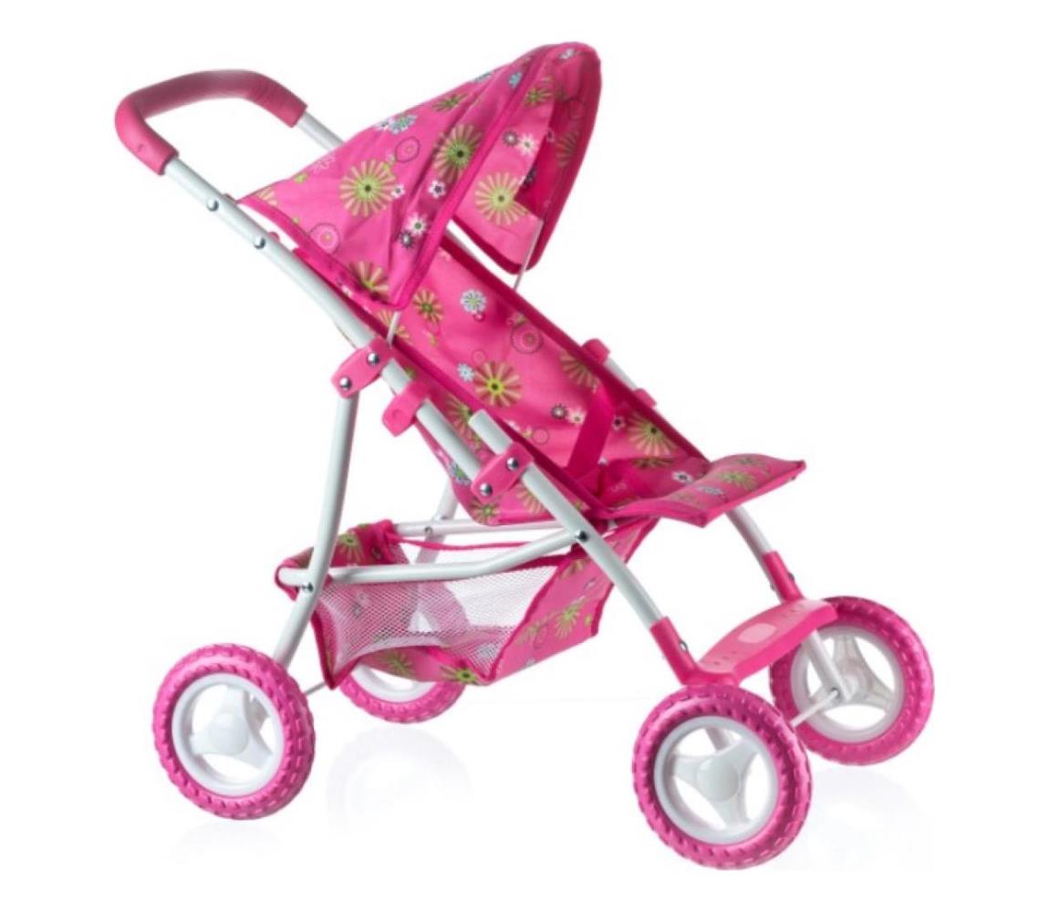 Teddies Rózsaszín sport babakocsi babáknak 00160003