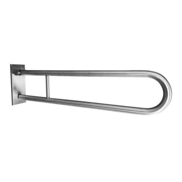 Rozsdamentes acél fogantyú 10x25 cm, ezüst