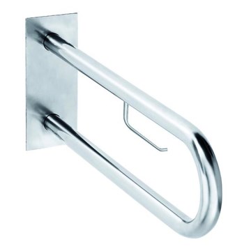 Rozsdamentes kapaszkodó 10x25 cm, ezüstszínű