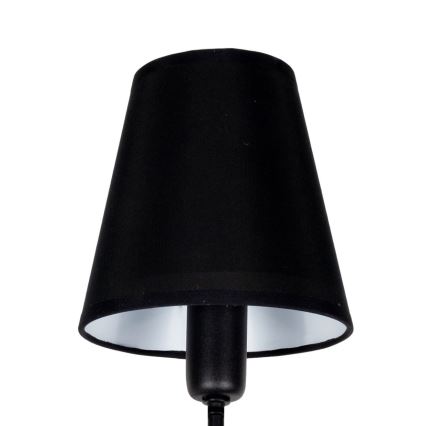 Rudas csillár MADELA 5xE14/40W/230V fekete