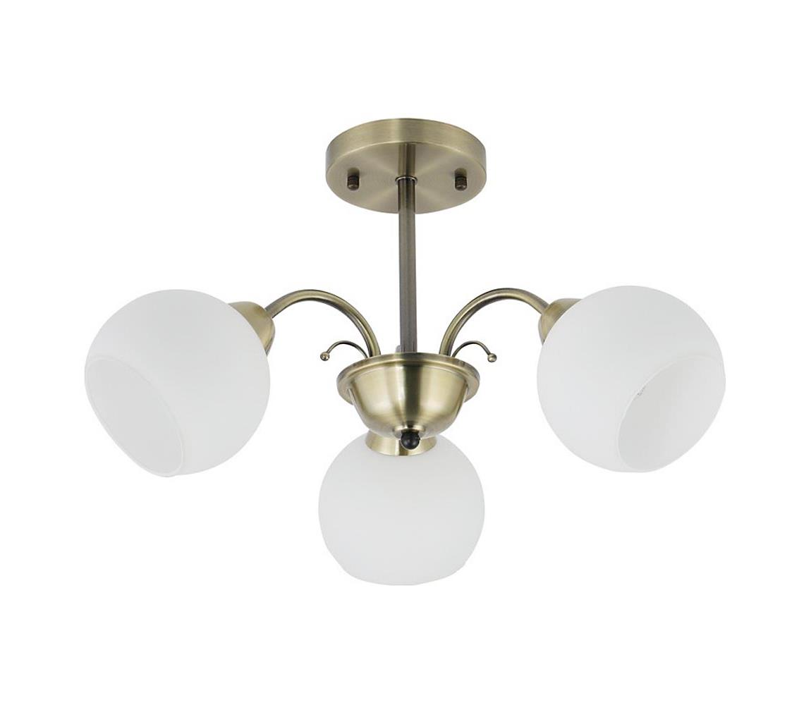 Rudas csillár NESTOR 3xE27/40W/230V sárgaréz 33