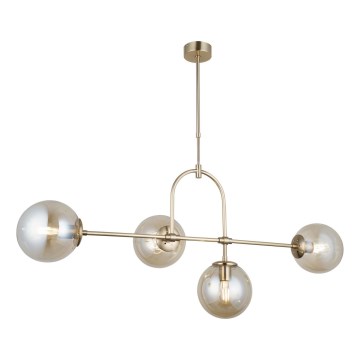 Rúdra szerelhető csillár POLINO 4xE27/40W/230V arany