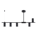 Rúdra szerelhető csillár URANOS 5xGU10/10W/230V fekete