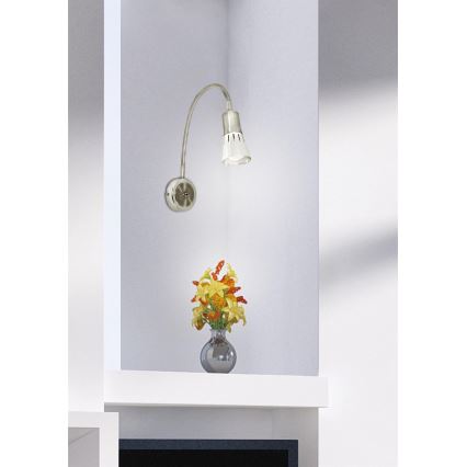 Rugalmas lámpa ARENA 1xE14/40W/230V króm