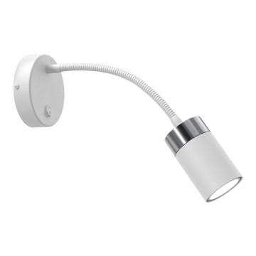 Rugalmas lámpa JOKER 1xGU10/8W/230V fehér/matt króm