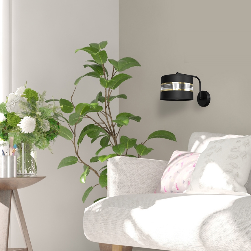 Rugalmas lámpatest ULTIMO 1xE27/60W/230V fekete