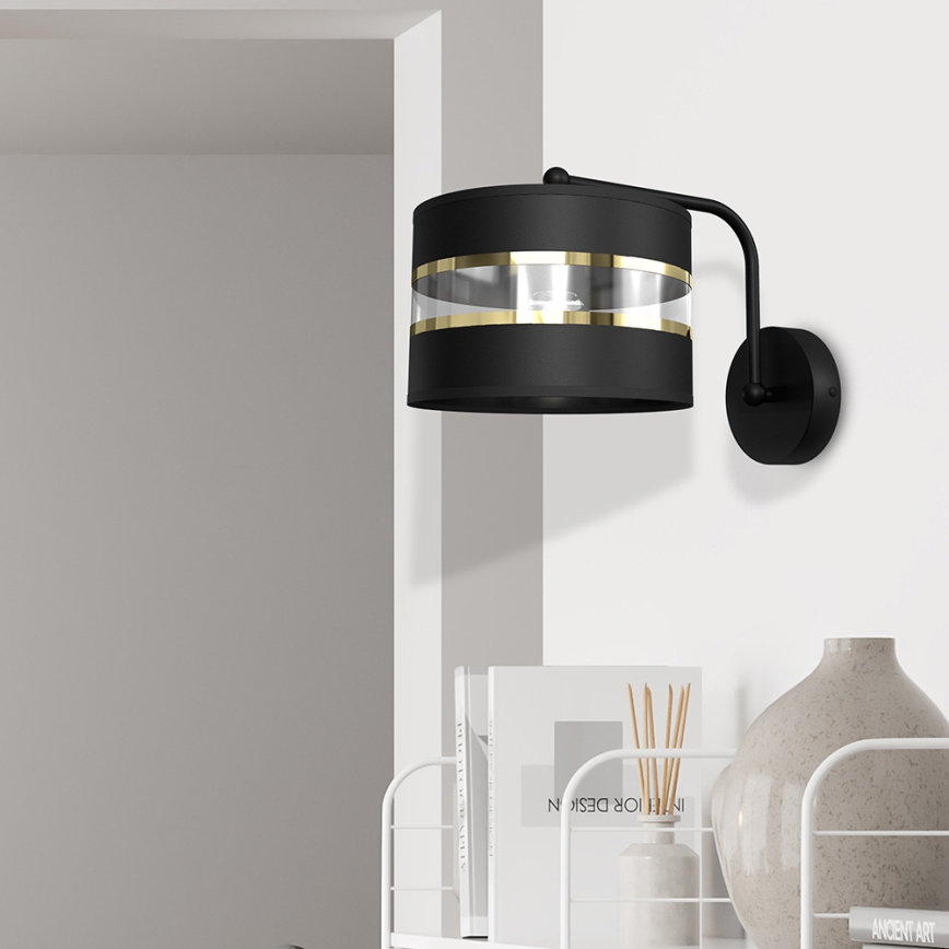 Rugalmas lámpatest ULTIMO 1xE27/60W/230V fekete