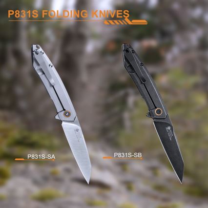 Ruike RUP831SSA - Összecsukható kompakt kés 19,5 cm ezüst