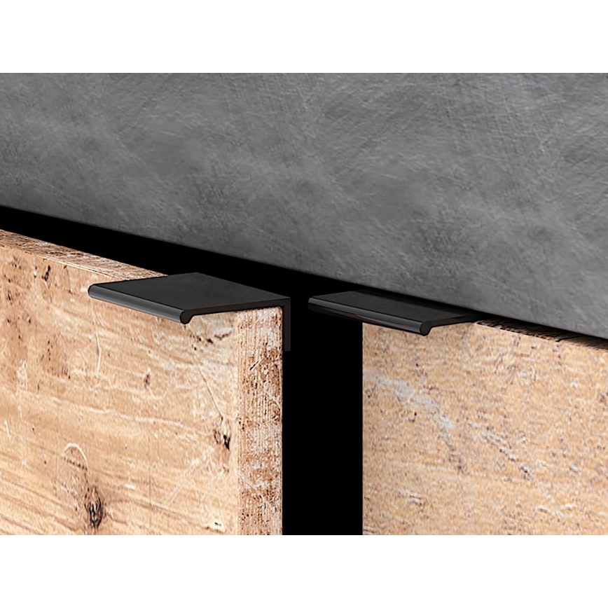 RUNEA komód világosbarna/antracit