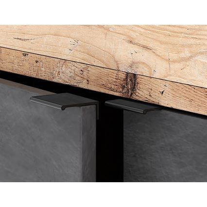 RUNEA komód világosbarna/antracitszürke