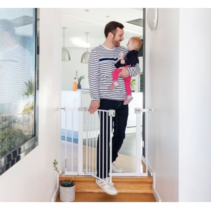 Safety 1st - Biztonsági ajtórács AUTO CLOSE fehér