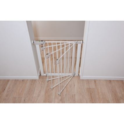 Safety 1st - Biztonsági ajtórács AUTO CLOSE fehér