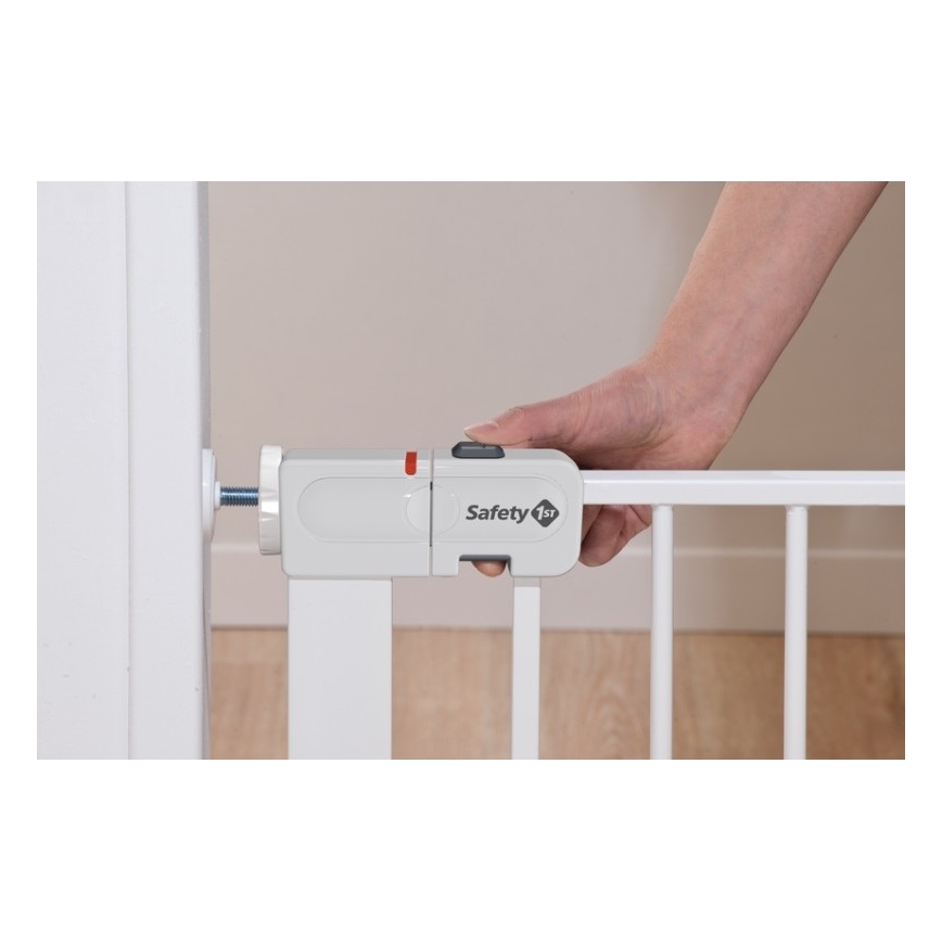 Safety 1st - Biztonsági ajtórács AUTO CLOSE fehér