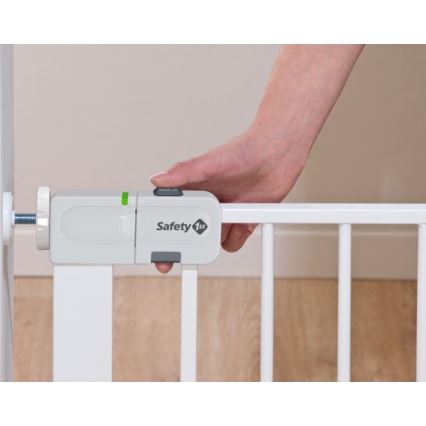 Safety 1st - Biztonsági ajtórács AUTO CLOSE fehér