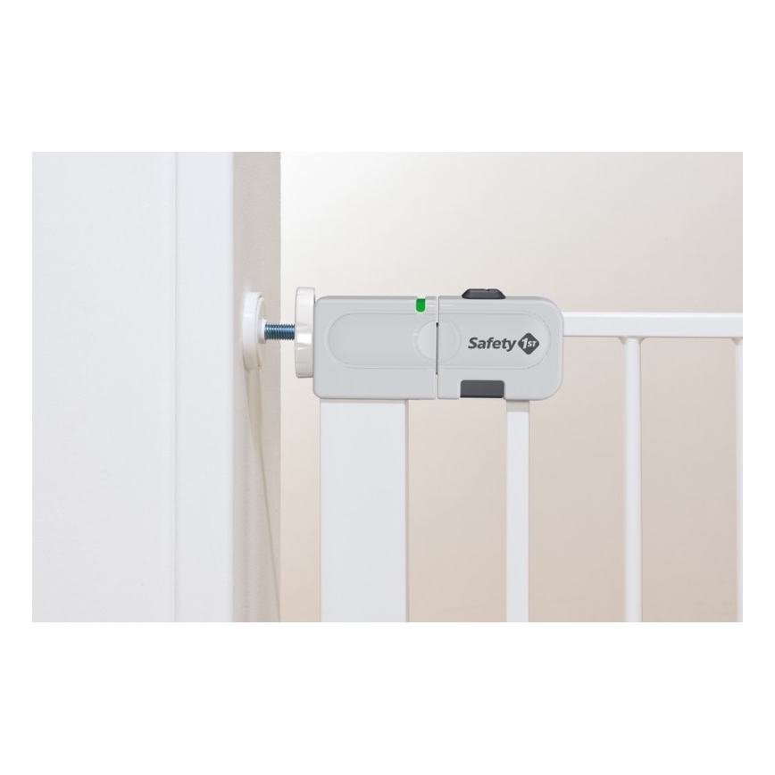 Safety 1st - Biztonsági ajtórács AUTO CLOSE fehér