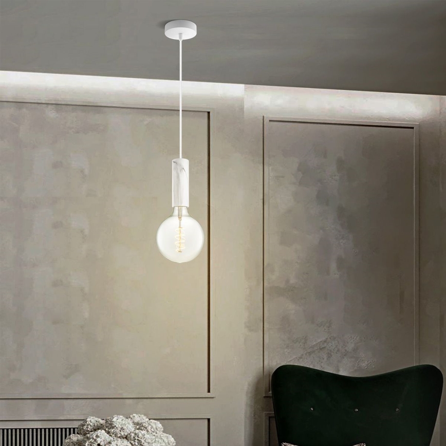 Függeszték kábelre SAGA 1xE27/40W/230V márvány hatású