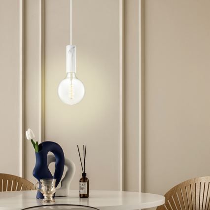 Függeszték kábelre SAGA 1xE27/40W/230V márvány hatású