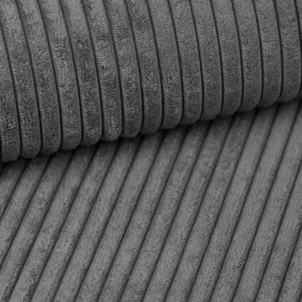 Univerzális L alakú kihúzható sarokülőgarnitúra tárolóhellyel SALVADA sötétszürke