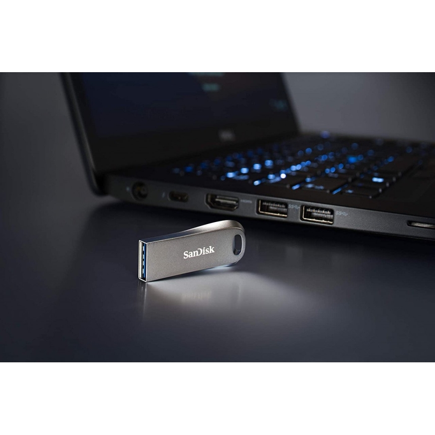 Sandisk - Metal Flash Drive Ultra Luxe USB 3.0 128GB