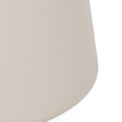 SANTORINI dohányzóasztal, Ø 45 cm, bézs/szürke, kerámia