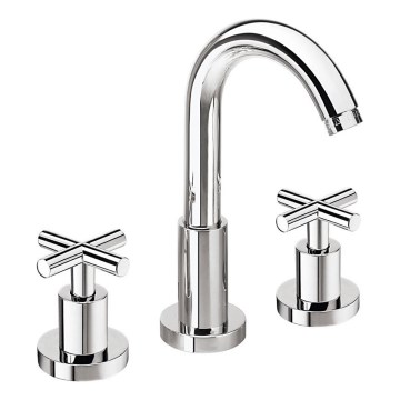 Sapho - 3-lyukú mosdócsaptelep AXIA 23,8 cm, fényes króm