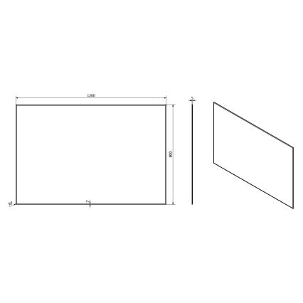 Sapho - ACCORD tükör 120x80 cm