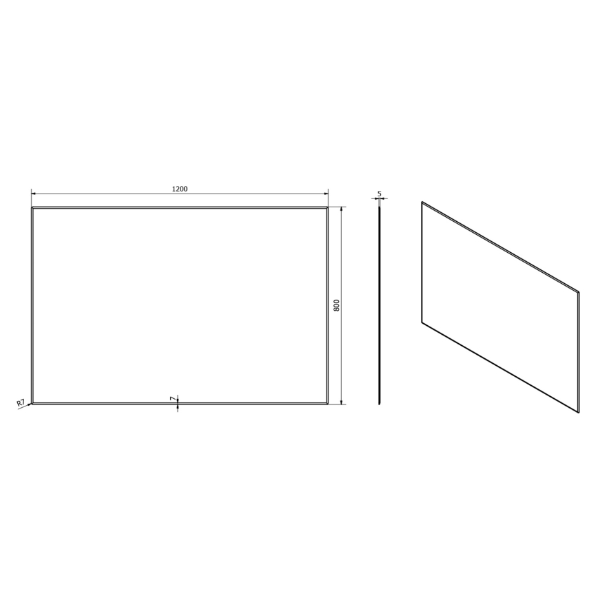 Sapho - ACCORD tükör 120x80 cm