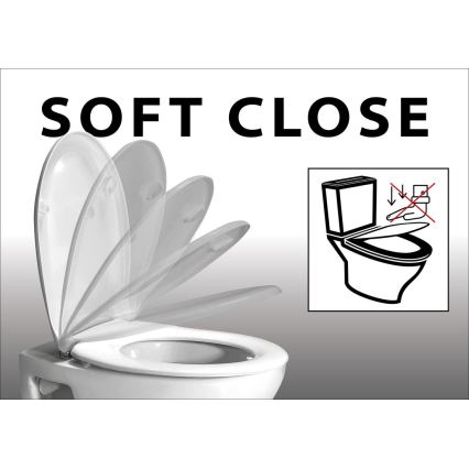 Sapho - ADINA SoftClose WC-ülőke, fehér