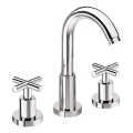 Sapho - AXIA RETRO 3 lyukas mosdócsaptelep, 23,8 cm, fényes króm
