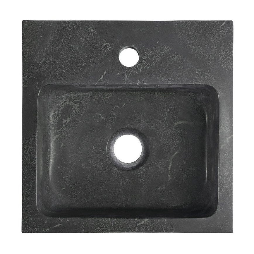 Sapho - BLOK fali mosdó 30x30 cm antracit