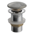 Sapho - DALMA Click-Clack mosdóleeresztő, átm. 6,7 cm, grigio