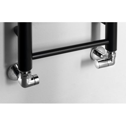 Sapho - DINA fürdőszobai radiátor, 335 W, 30 x 174 cm, matt fekete