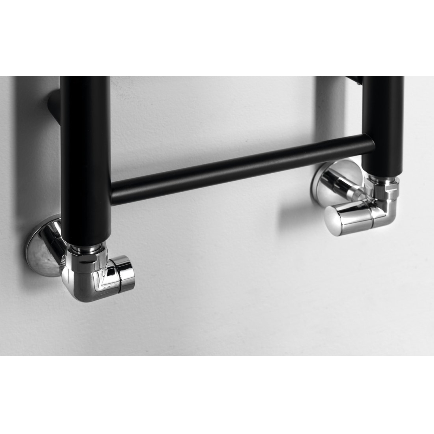 Sapho - DINA fürdőszobai radiátor, 335 W, 30 x 174 cm, matt fekete